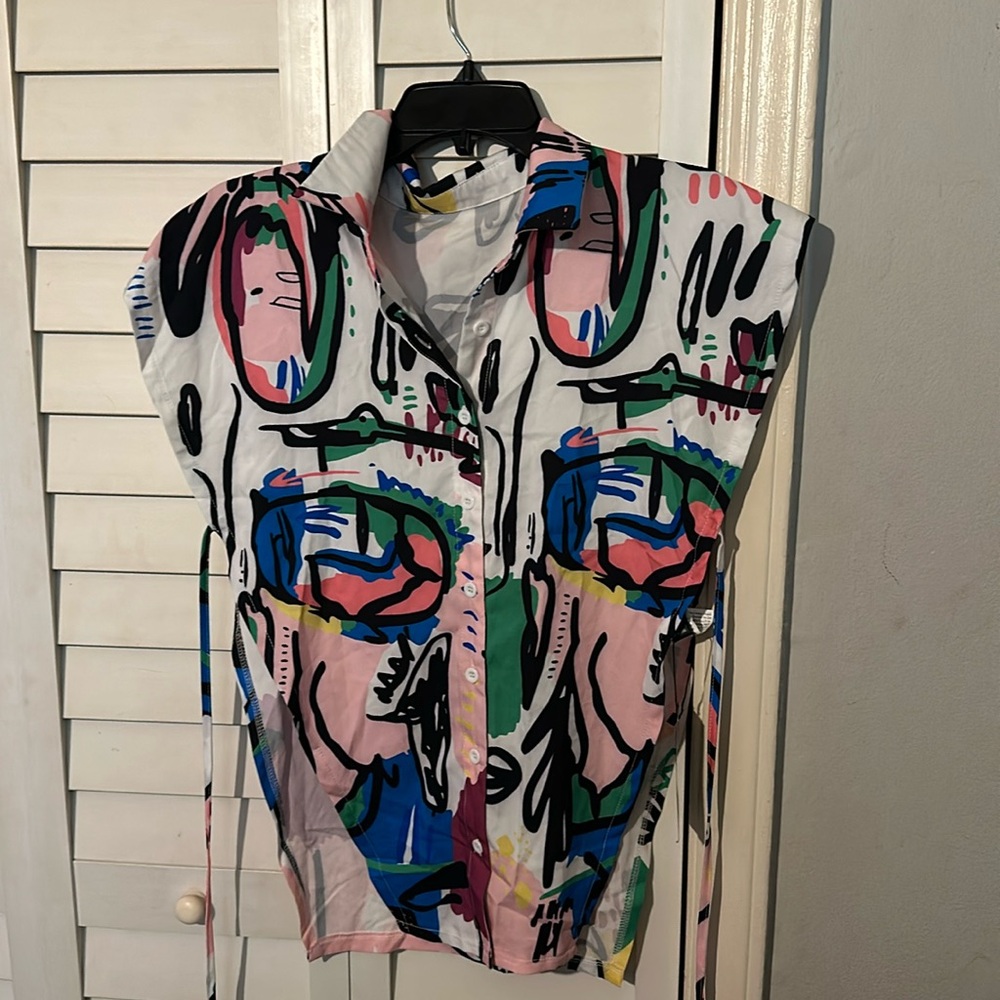 Multiple color blouse